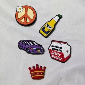 Set Of 5 Shoe Charms For Your Crocs